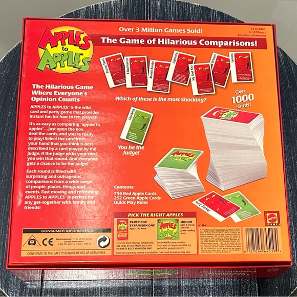 Apples to Apples Game - Picture 3 of 3